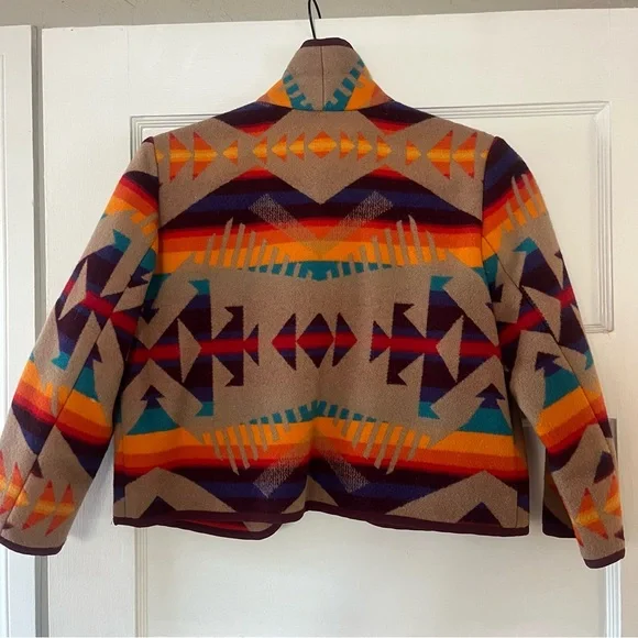 Pendleton Multicolor Geometric Jacket - Picture 2 of 8